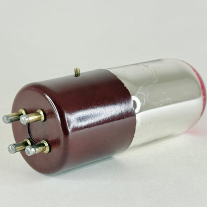 (1) Tested QRS UV 01A Tube Red Bakelite Q.R.S. Redtop Type 01A Tube Short Pins