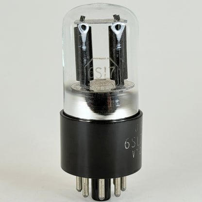 (1) Tested RCA JAN 6SL7GT Tube Mil Spec VT-229 Black Plates VIE Meatball Logo