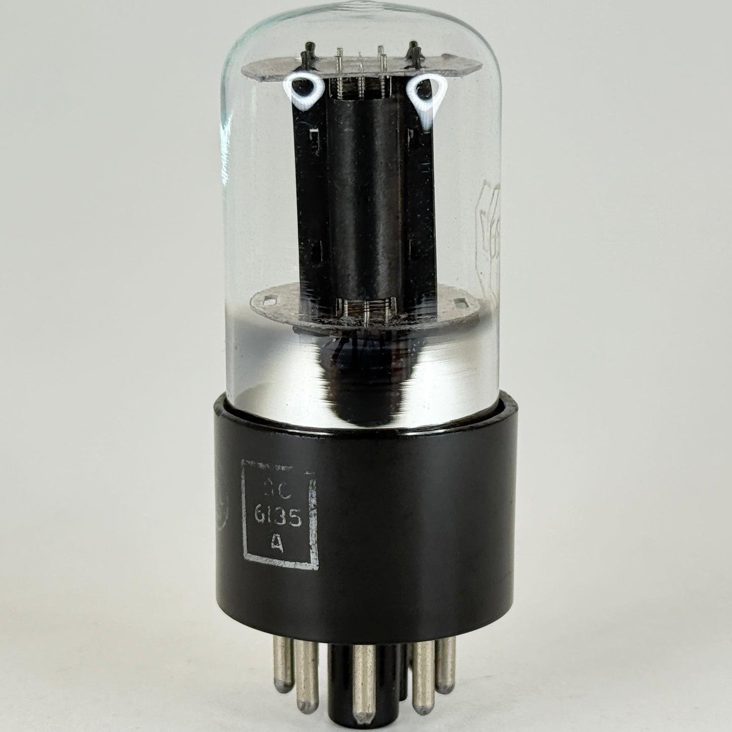 (1) Tested RCA JAN 6SL7GT Tube Mil Spec VT-229 Black Plates VIE Meatball Logo