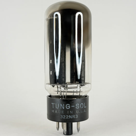 (1) Tested Tung Sol 5U4GB Tube Black Ribbed Plates Dual O Getters NR3 5U4 GB