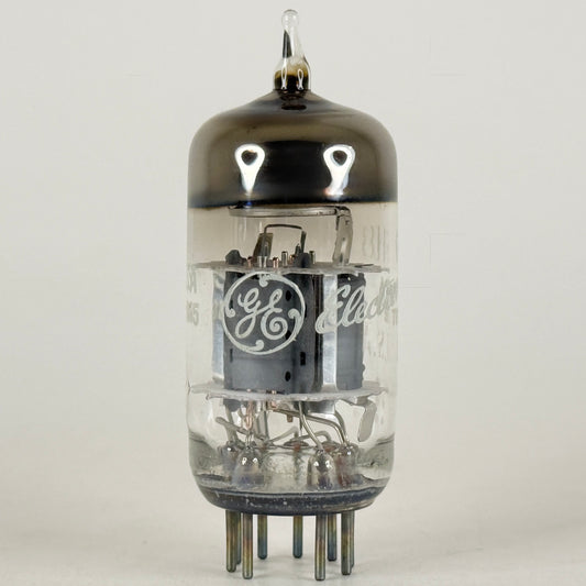 (1) Tested GE 6GH8A Tube Date Code SA Halo Getter Triode Cutoff Pentode Tube