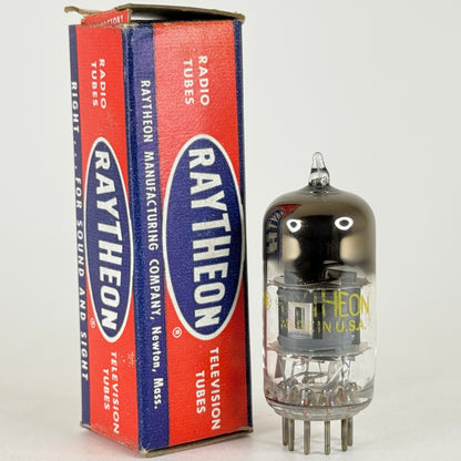 (1) Tested Raytheon 6AM8 Tube with Box Date Code 539 Diode Pentode Vacuum tube