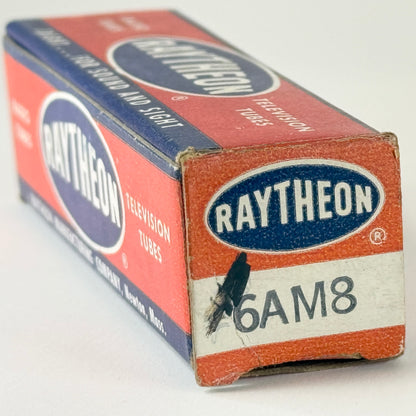 (1) Tested Raytheon 6AM8 Tube with Box Date Code 539 Diode Pentode Vacuum tube