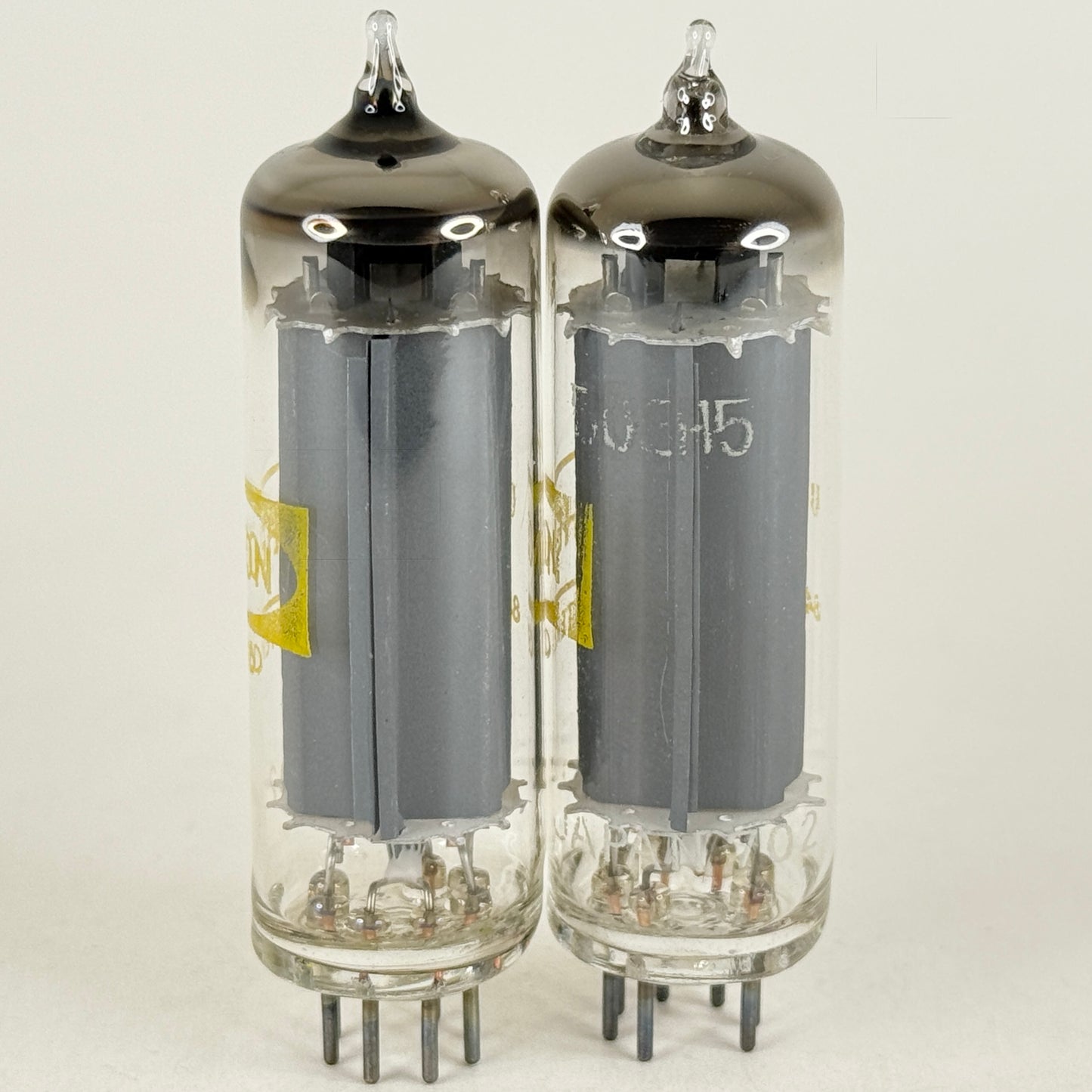 Tested Matched Pair Raytheon 50EH5 Tubes Japan Codes 702 Power Pentode Tubes