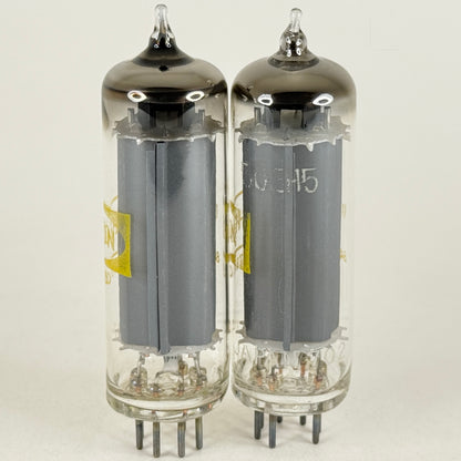 Tested Matched Pair Raytheon 50EH5 Tubes Japan Codes 702 Power Pentode Tubes