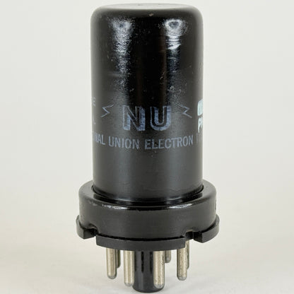(1) Tested National Union 6SF7 Tube Code PN Diode Super Control Pentode Tube
