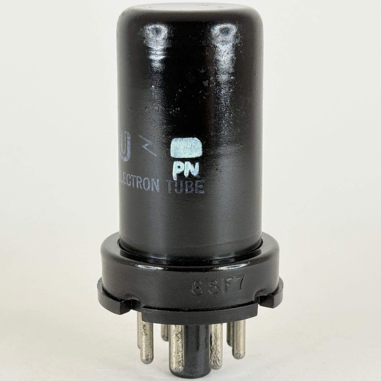 (1) Tested National Union 6SF7 Tube Code PN Diode Super Control Pentode Tube