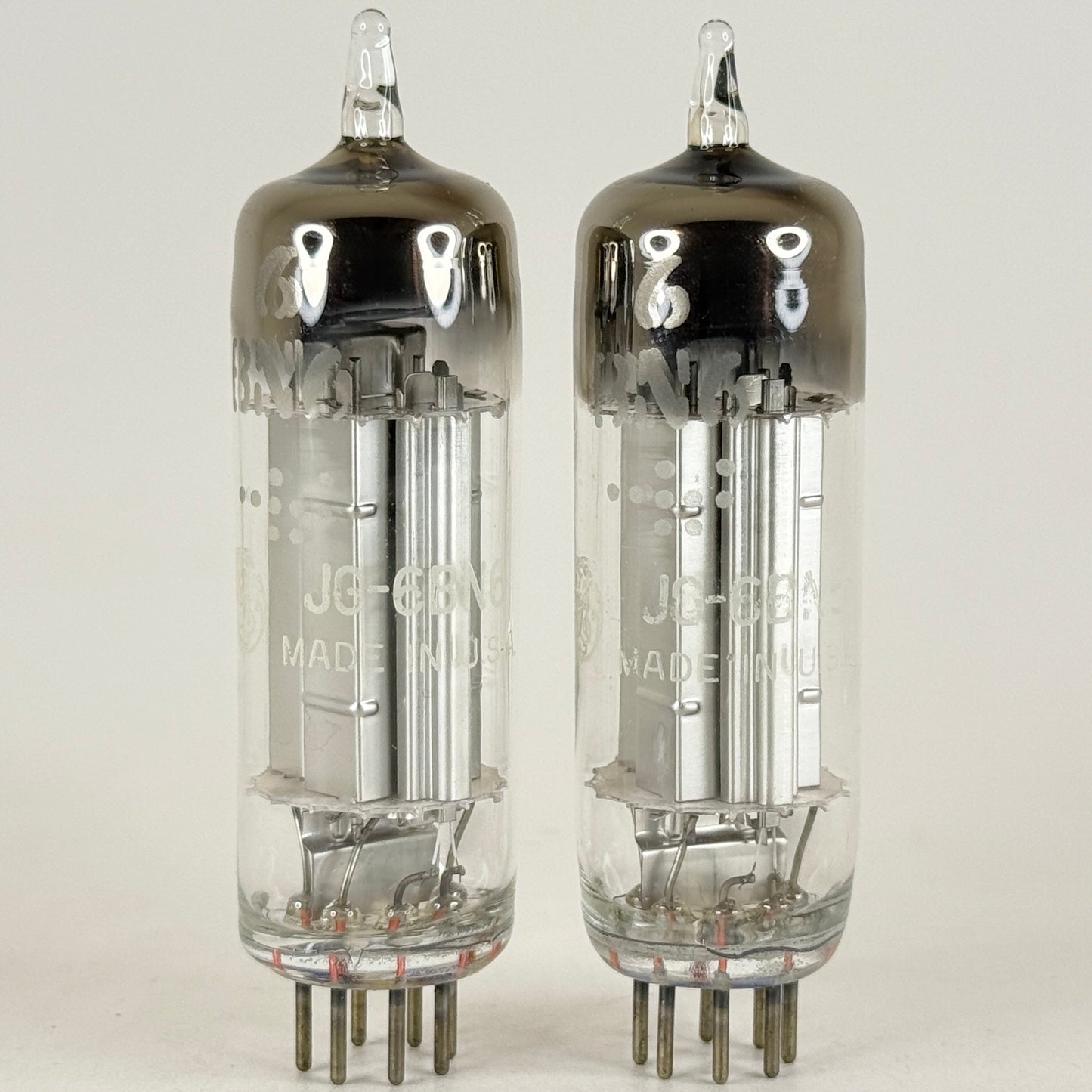 Tested Matched Pair 1959 GE JG 6BN6 Tubes and Boxes Codes 59-26 Mil Spec Tubes
