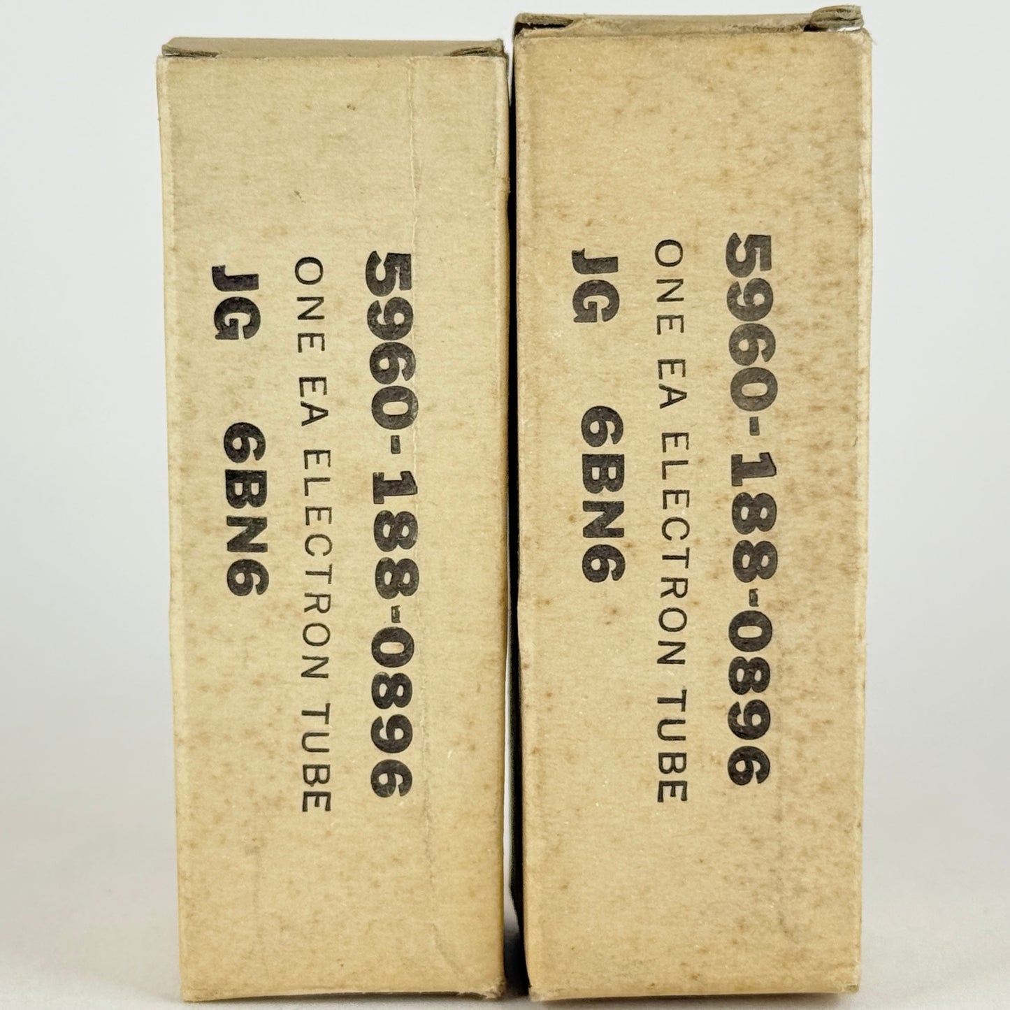 Tested Matched Pair 1959 GE JG 6BN6 Tubes and Boxes Codes 59-26 Mil Spec Tubes