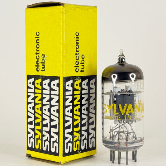 (1) Tested Sylvania 6CU8 Tube and Box Code am YAD Triode Pentode Vacuum Tube (b)