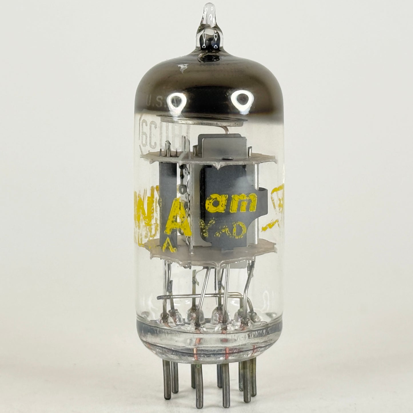 (1) Tested Sylvania 6CU8 Tube and Box Code am YAD Triode Pentode Vacuum Tube (b)