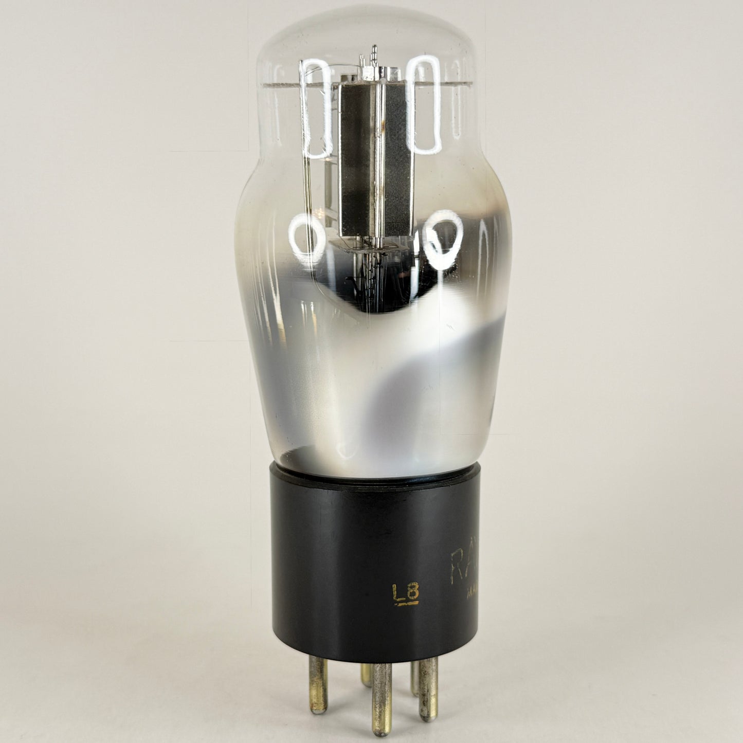 (1) Tested Raytheon Type 33 Tube Date Code L8 Power Pentode Vacuum Tube