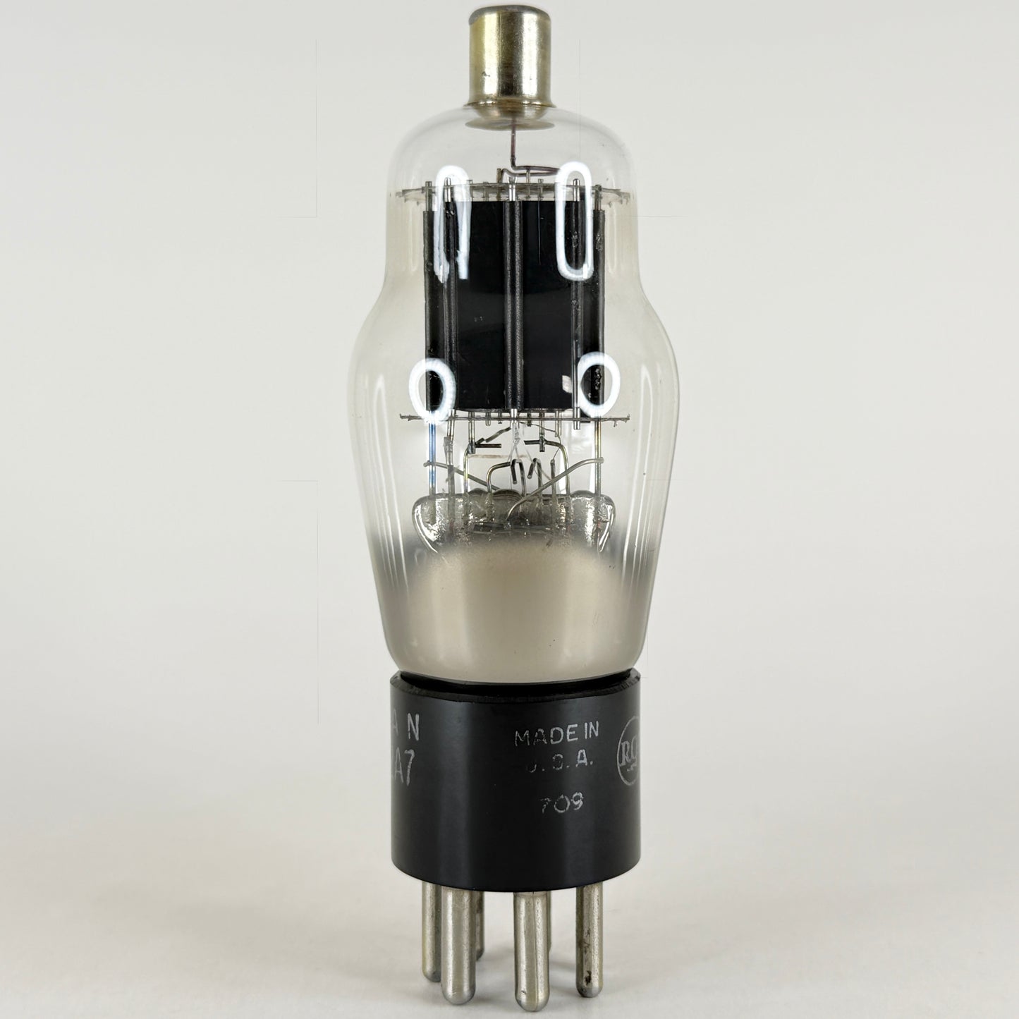 (1) Tested RCA JAN 12A7 Tube Code 709 Mil Spec Rectifier Pentode Vacuum Tube