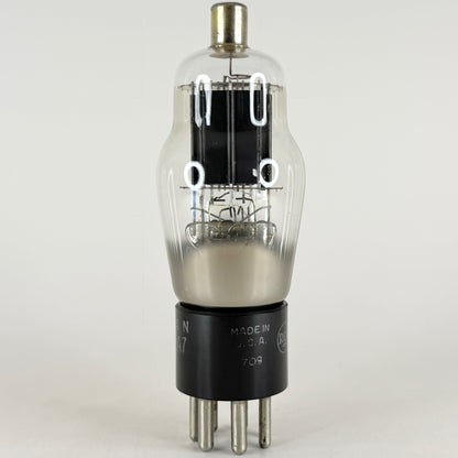 (1) Tested RCA JAN 12A7 Tube Code 709 Mil Spec Rectifier Pentode Vacuum Tube