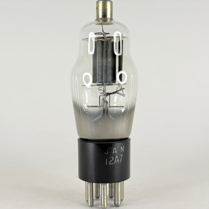 (1) Tested RCA JAN 12A7 Tube Code 709 Mil Spec Rectifier Pentode Vacuum Tube
