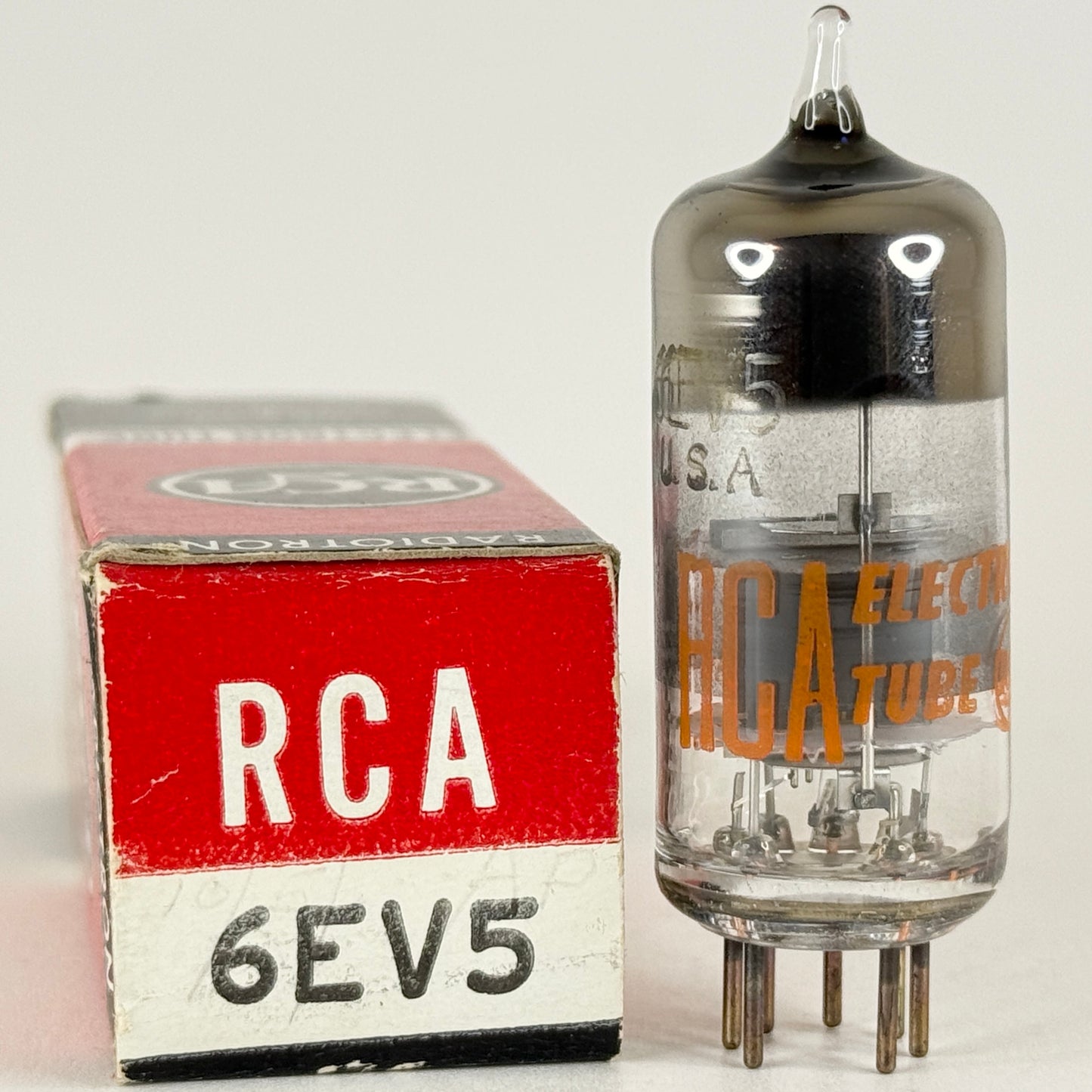 (1) Tested RCA 6EV5 Tube with Box Date Code AP Tetrode Vacuum Tube