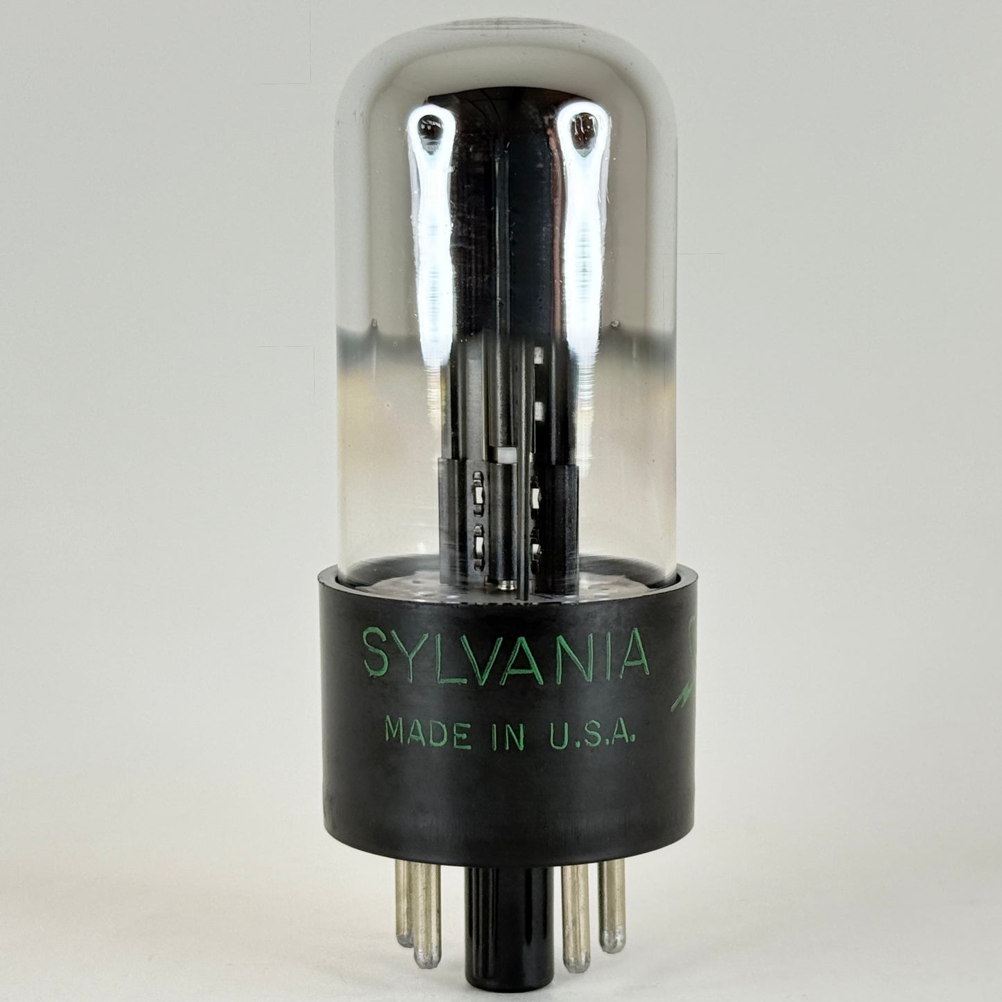 (1) Tested 1955 Sylvania 6X5GT Tube Code 552 6X5 GT Full Wave Rectifier Tube