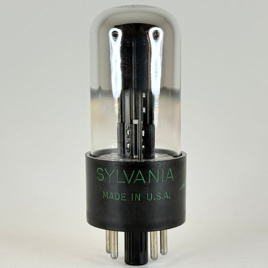 (1) Tested 1955 Sylvania 6X5GT Tube Code 552 6X5 GT Full Wave Rectifier Tube