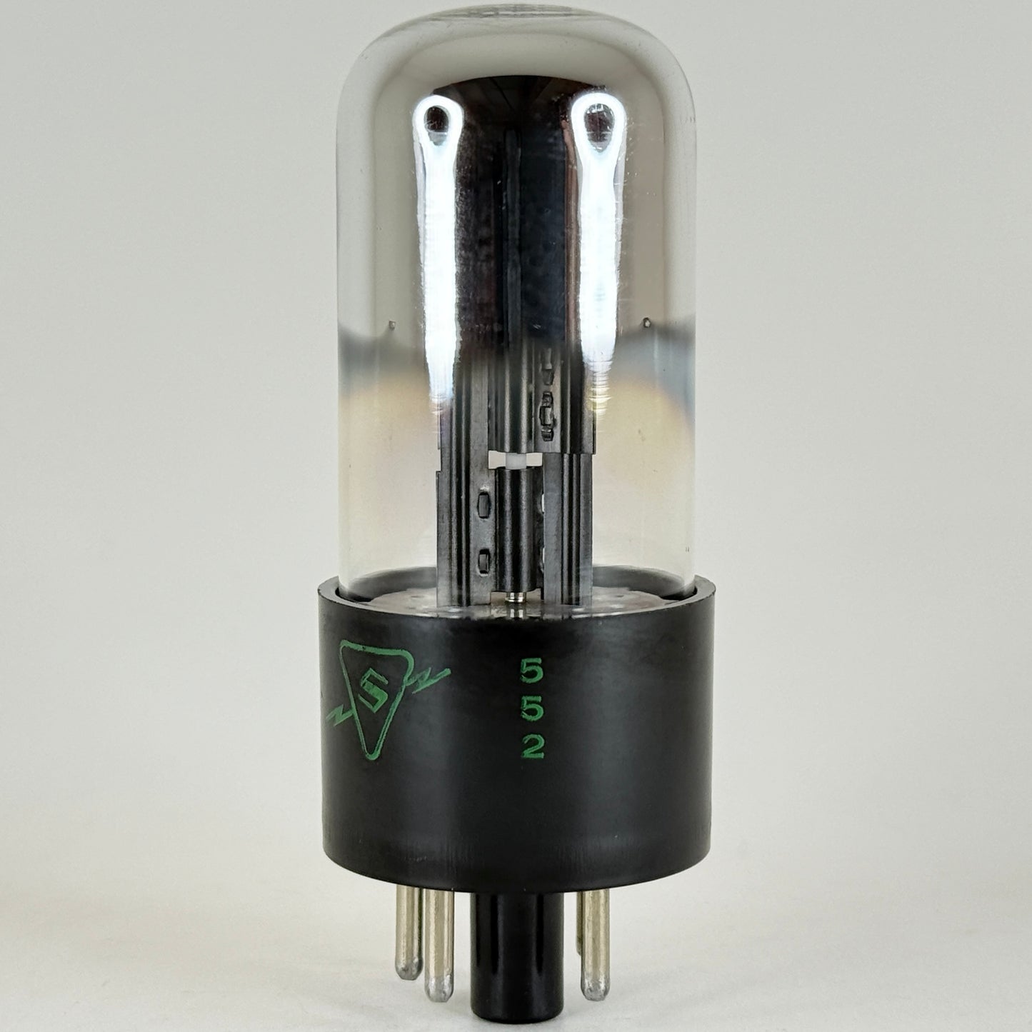 (1) Tested 1955 Sylvania 6X5GT Tube Code 552 6X5 GT Full Wave Rectifier Tube