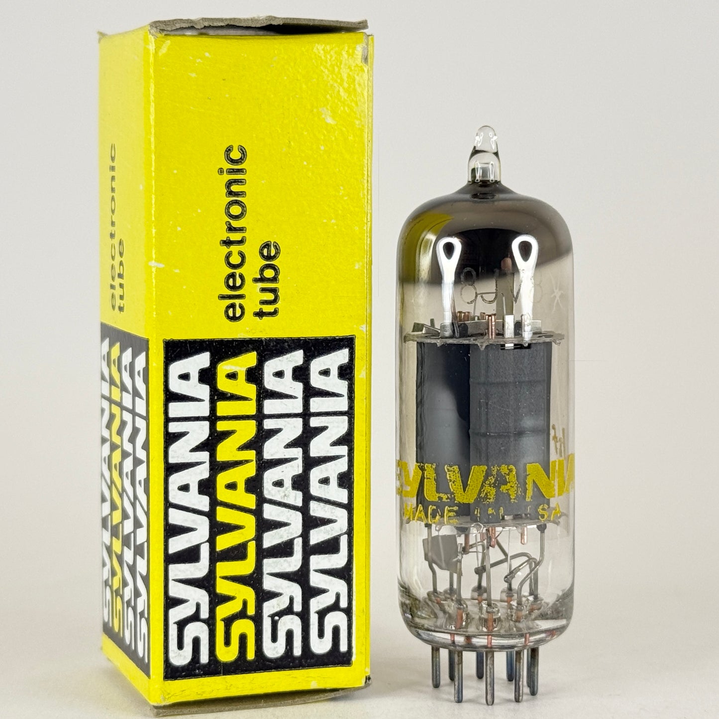 (1) Tested Sylvania 8JV8 Tube with Box Code hf AJD Triode Pentode Vacuum Tube