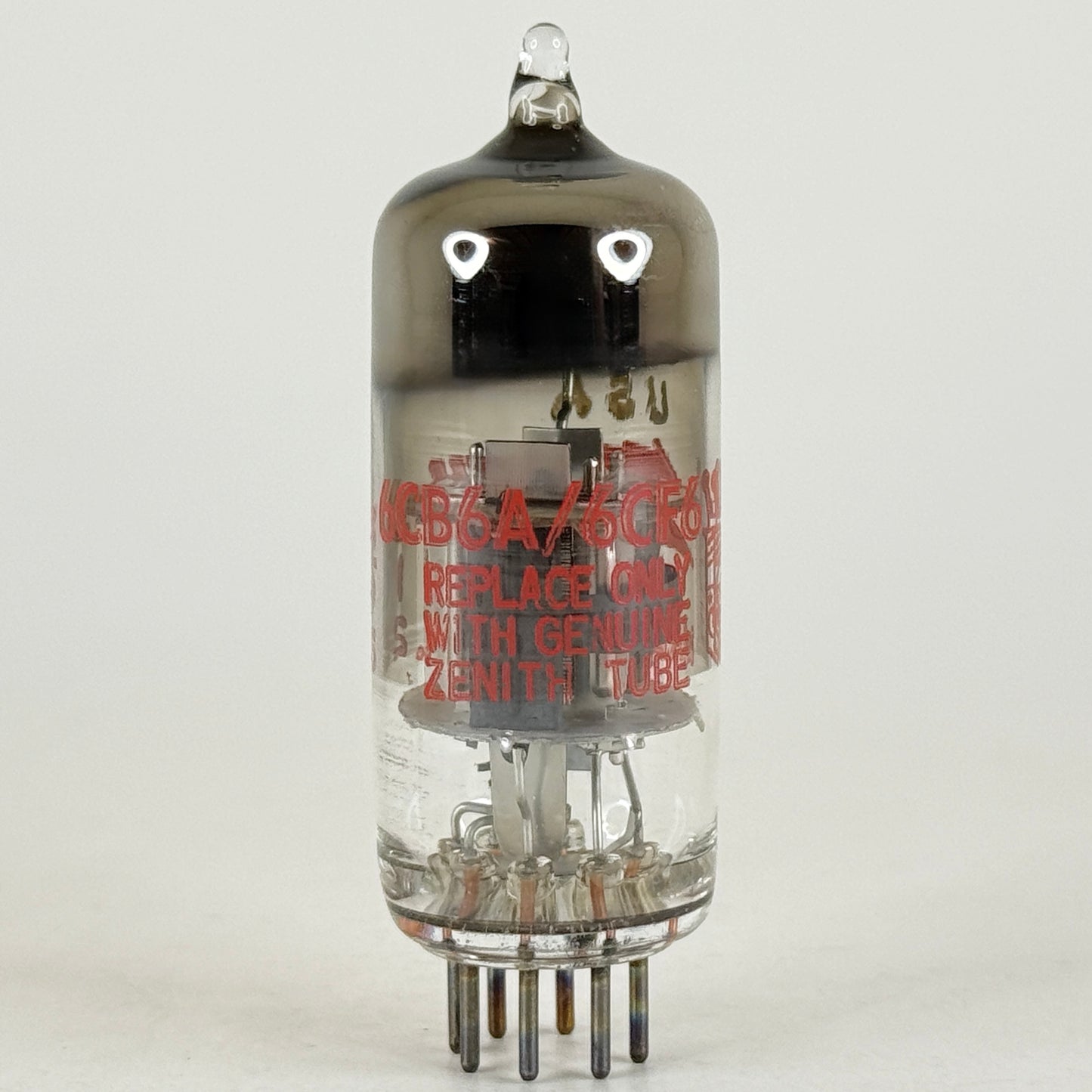 (1) Tested Zenith 6CB6A 6CF6 Tube Red Letters with Box Code 3-05 Pentode Tube