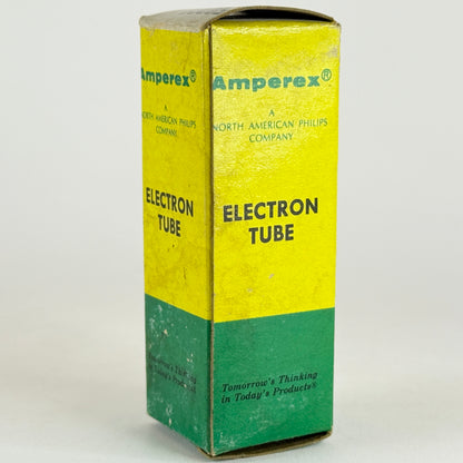 (1) Tested Amperex 50DC4 Tube with Box Gray Hourglass Plates Date Code 72-30