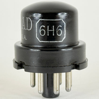 (1) Tested Ken-Rad 6H6 Tube Date Code U2R Ken Rad 6H6 Twin Diode Vacuum Tube