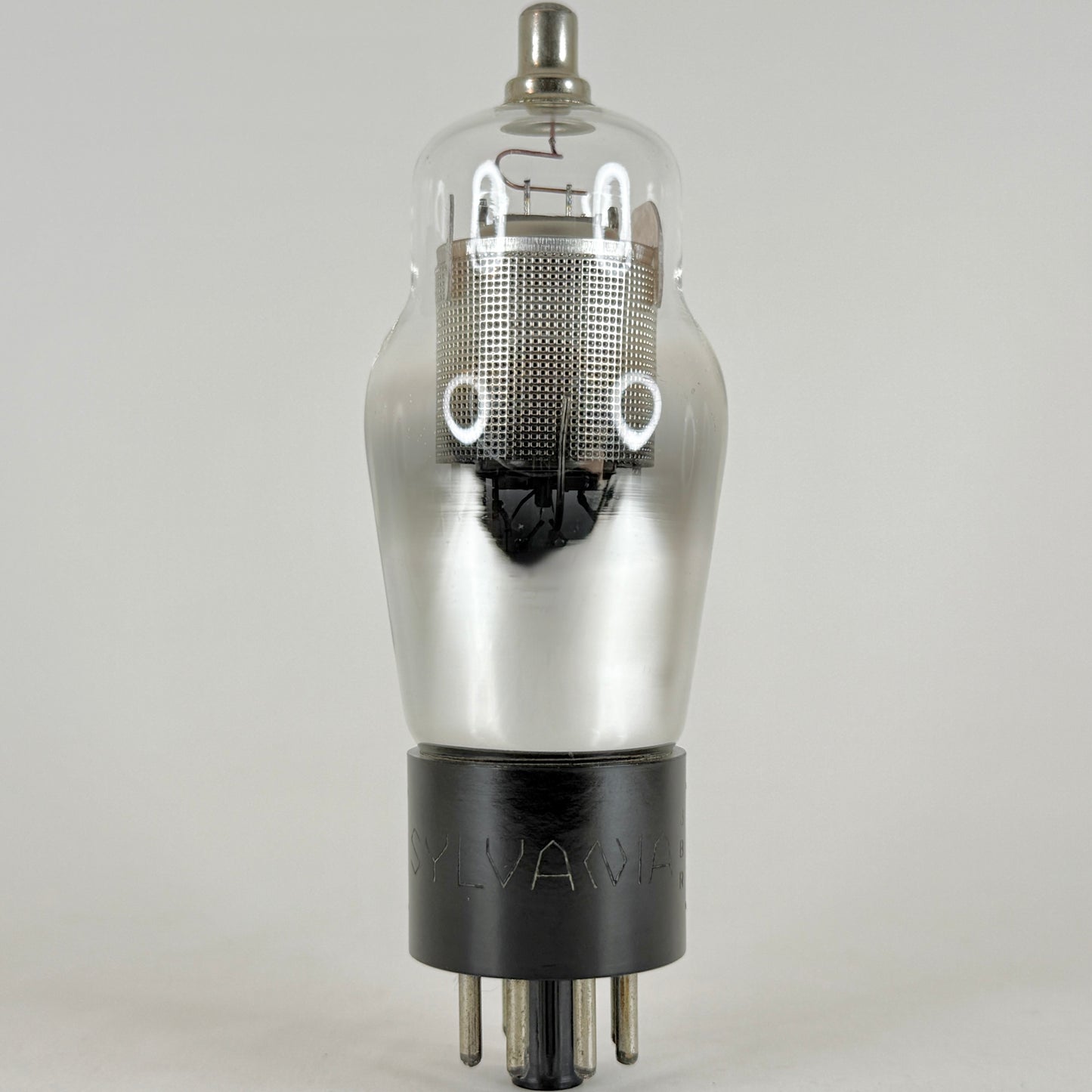 (1) Tested Sylvania 6J7G Tube Engraved Base Code T9R 8BR Sharp Cutoff Pentode