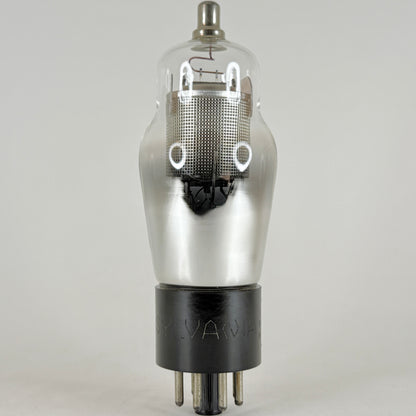 (1) Tested Sylvania 6J7G Tube Engraved Base Code T9R 8BR Sharp Cutoff Pentode