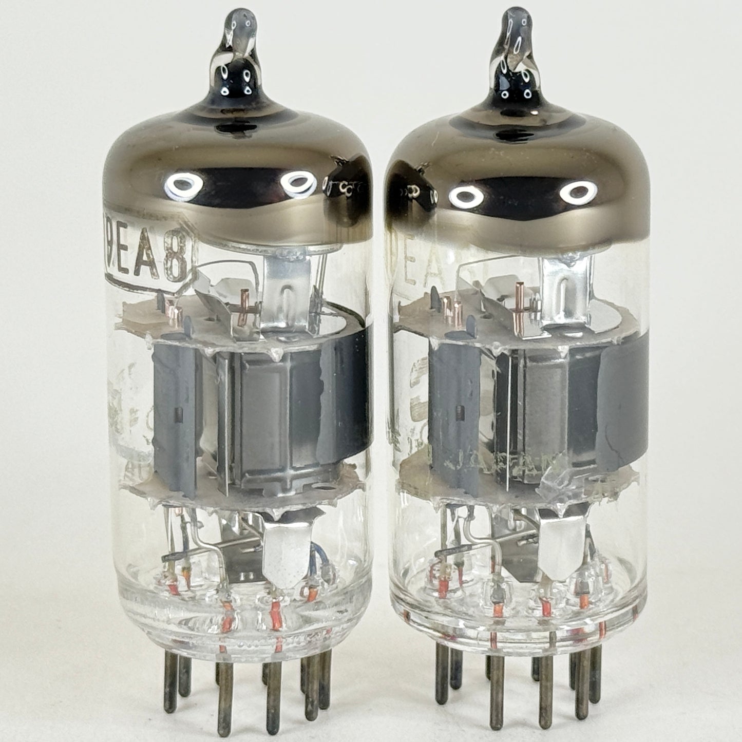 Tested Matched Pair IEC Mullard 19EA8 Tubes & Boxes Code 4D Japan Triode Pentode