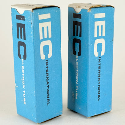 Tested Matched Pair IEC Mullard 19EA8 Tubes & Boxes Code 4D Japan Triode Pentode