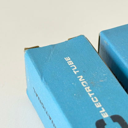 Tested Matched Pair IEC Mullard 19EA8 Tubes & Boxes Code 4D Japan Triode Pentode