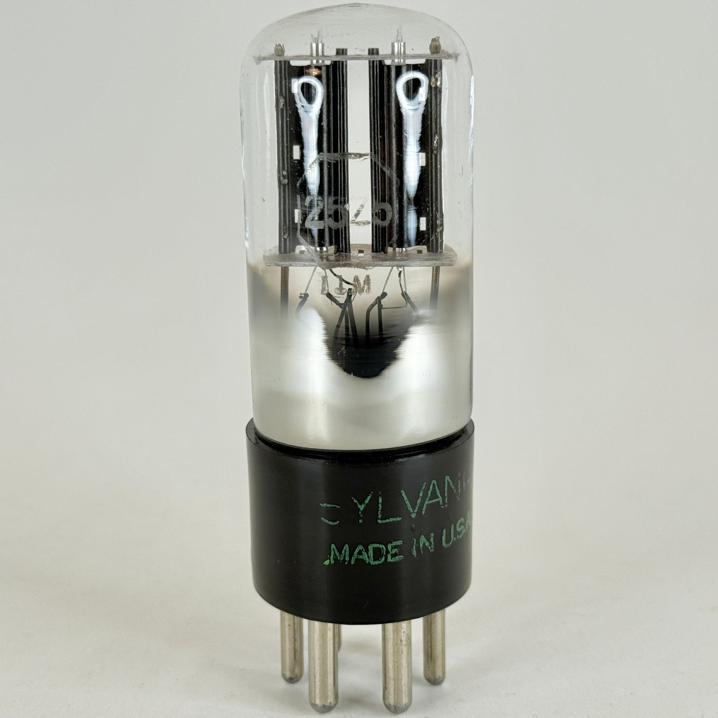 (1) Tested 1952 Sylvania 25Z5 Tube Code 2-26 Rectifier Doubler Vacuum Tube (c)