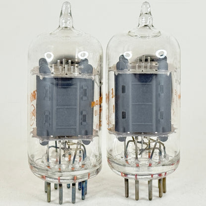 Tested Matched Pair RCA 7AU7 Tubes Date Codes AK AQ Twin Triode Vacuum Tubes