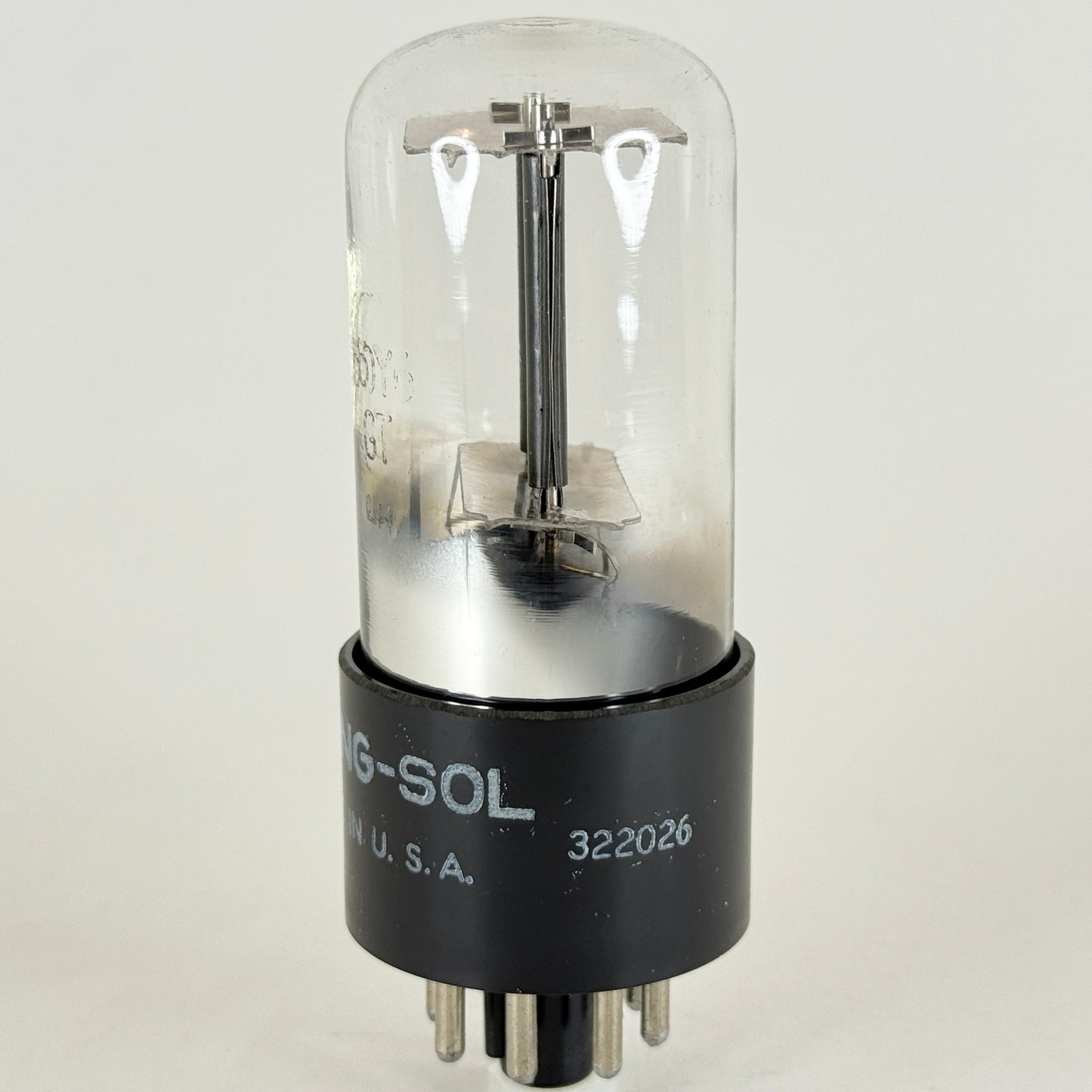 (1) Tested 1950 Tung Sol 50Y6GT Tube Code 026 50Y6 GT Rectifier Doubler Tube