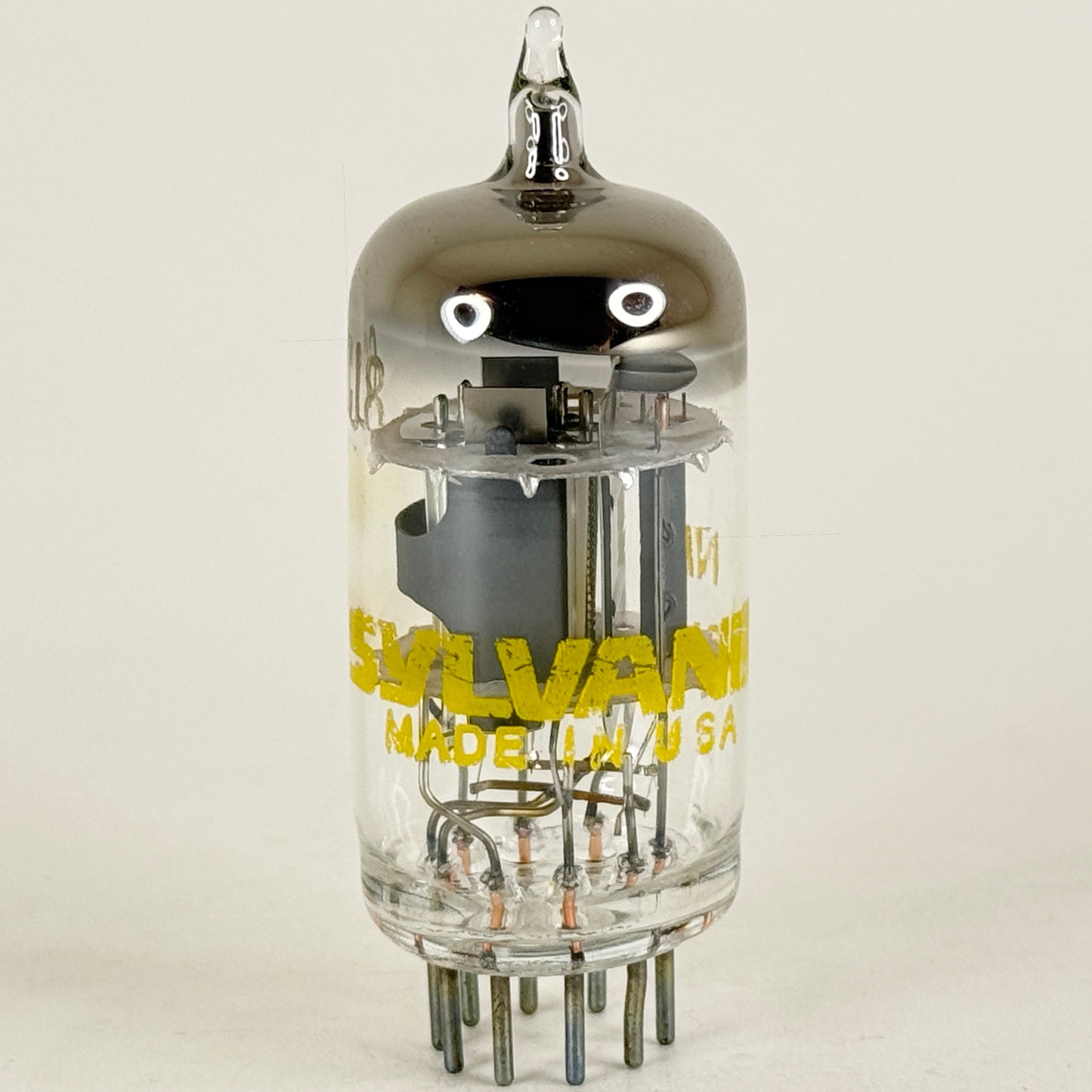 (1) Tested Sylvania 6CU8 Tube Date Code NR DEK Triode Pentode Vacuum Tube