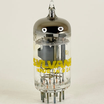 (1) Tested Sylvania 6CU8 Tube Date Code NR DEK Triode Pentode Vacuum Tube