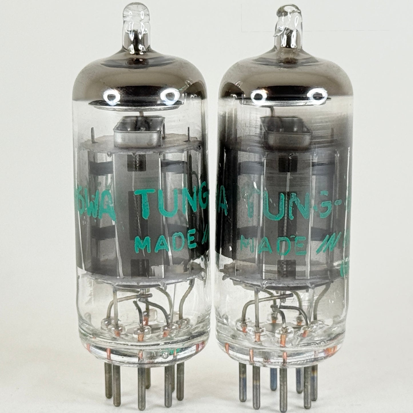 Tested Matched Pair 1966 Tung Sol JAN 6AH6WA Tubes Codes 6635 6AH6 WA Pentodes