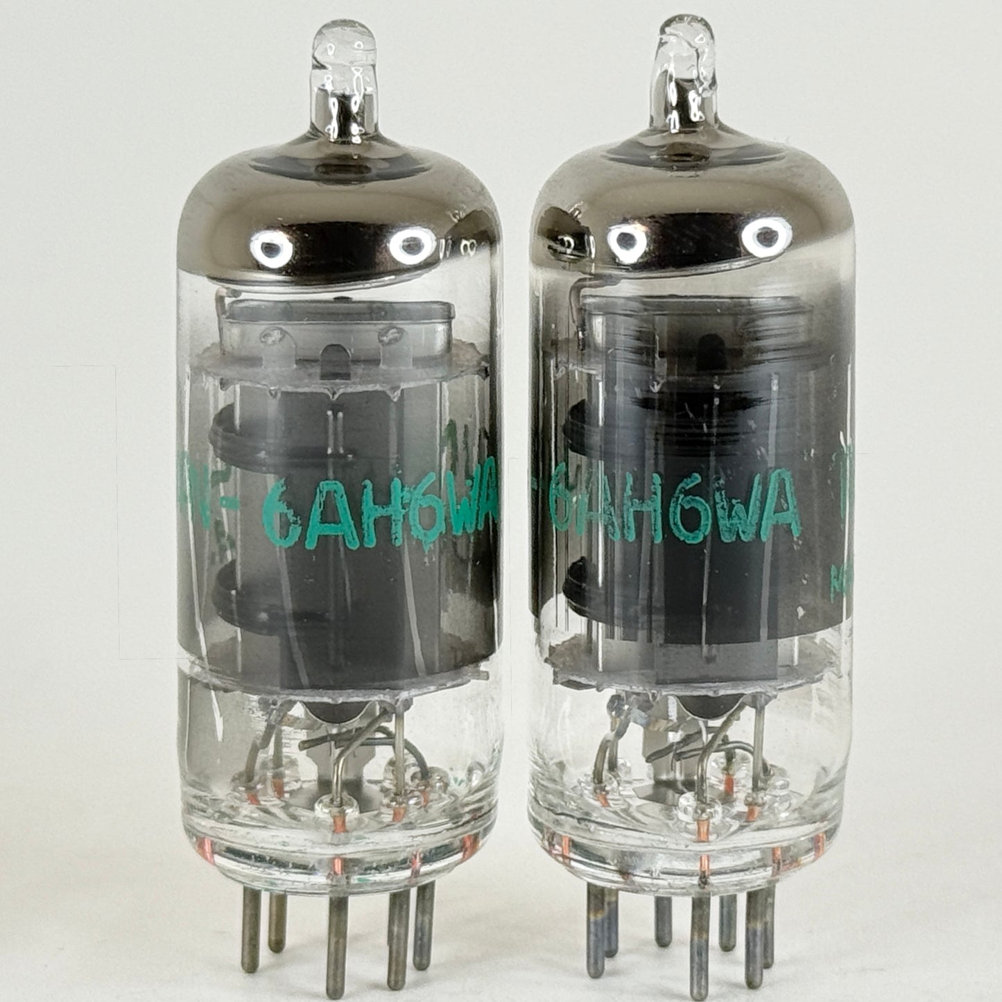 Tested Matched Pair 1966 Tung Sol JAN 6AH6WA Tubes Codes 6635 6AH6 WA Pentodes