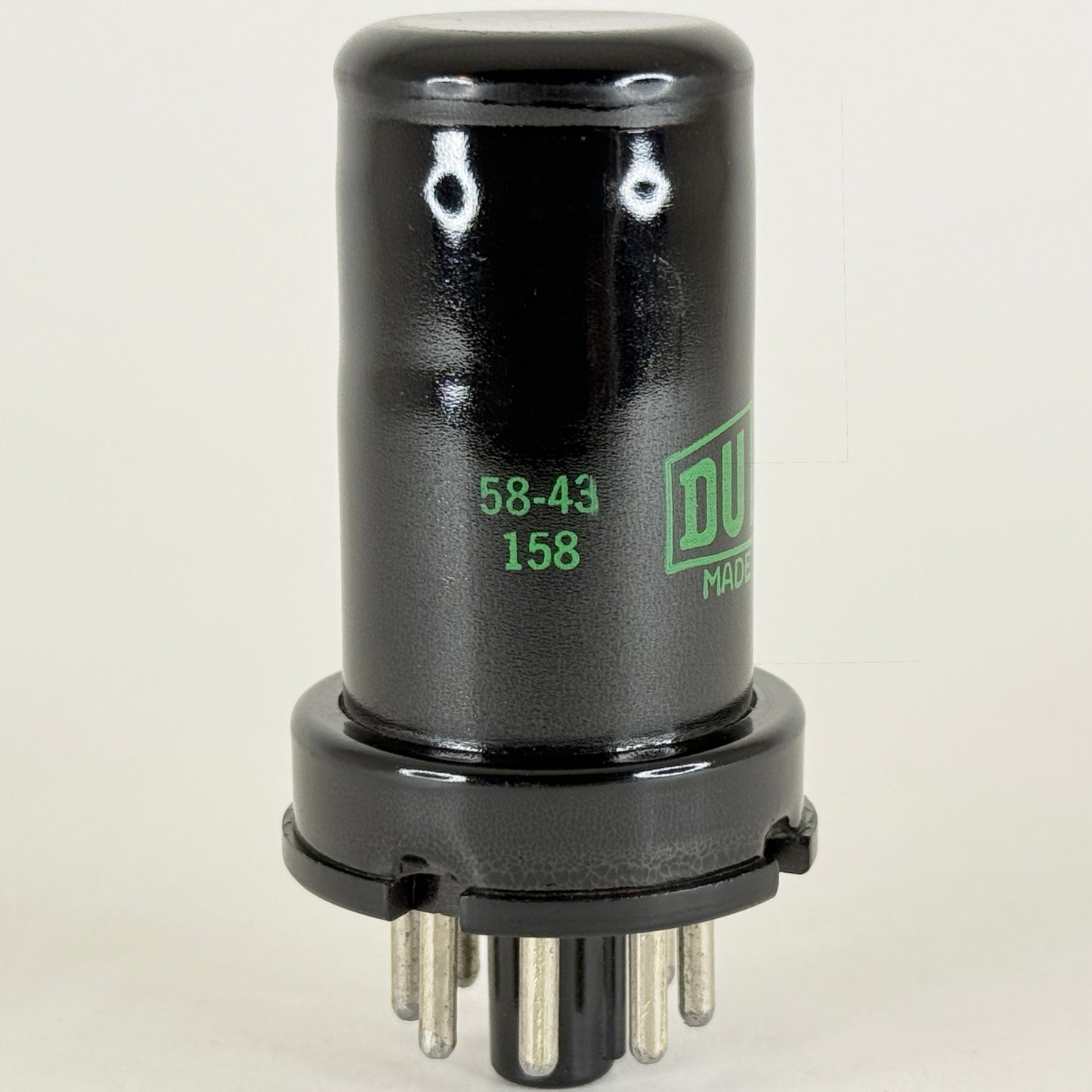 (1) Tested DuMont 12SJ7 Tube Date Code 58-43 Sharp Pentode Vacuum Tube