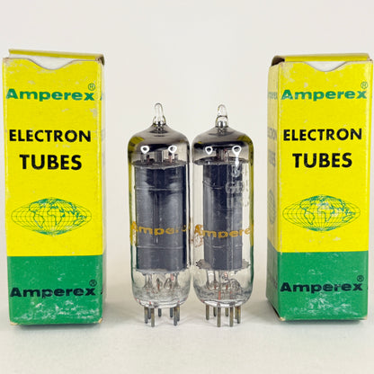 Tested Matched Pair Amperex 34GD5 Tubes & Boxes Codes 70-26 Power Output Pentode
