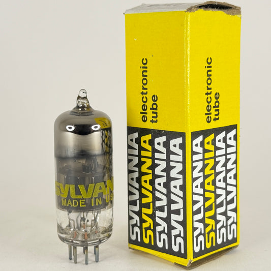 (1) Tested Sylvania 6JH6 Tube with Box Date Code ae ADK Pentode Vacuum Tube