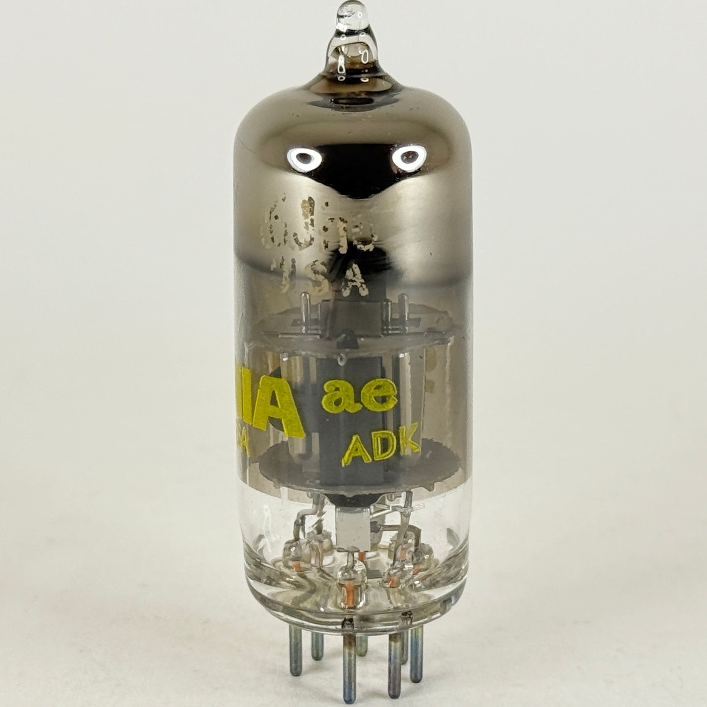 (1) Tested Sylvania 6JH6 Tube with Box Date Code ae ADK Pentode Vacuum Tube