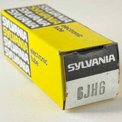 (1) Tested Sylvania 6JH6 Tube with Box Date Code ae ADK Pentode Vacuum Tube