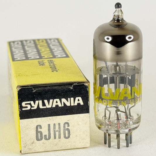 (1) Tested Sylvania 6JH6 Tube with Box Date Code al ADO Pentode Vacuum Tube
