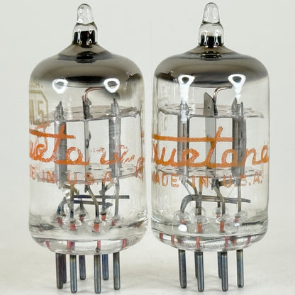 Tested Matched Pair Truetone 6AL5 Tubes with Boxes Twin Diode Vacuum Tubes