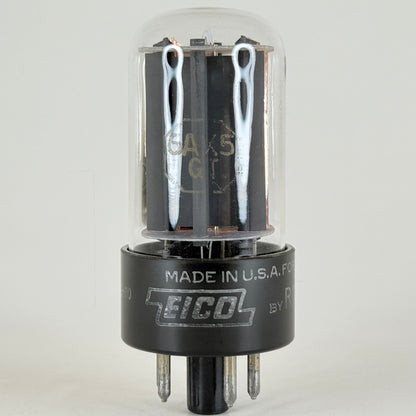 (1) Tested Eico by RCA 6AX5GT Tube Code 60-30 6AX5 GT Full Wave Rectifier Tube