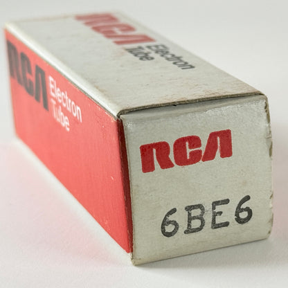 (1) Tested RCA 6BE6 Tube with Box Date Code DG Heptode Pentagrid Converter Tube