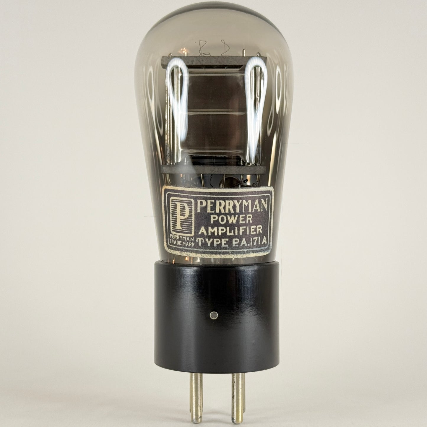 (1) Tested 1929 Perryman PA 171A Tube Type 71A Tube Original Box Engraved Globe