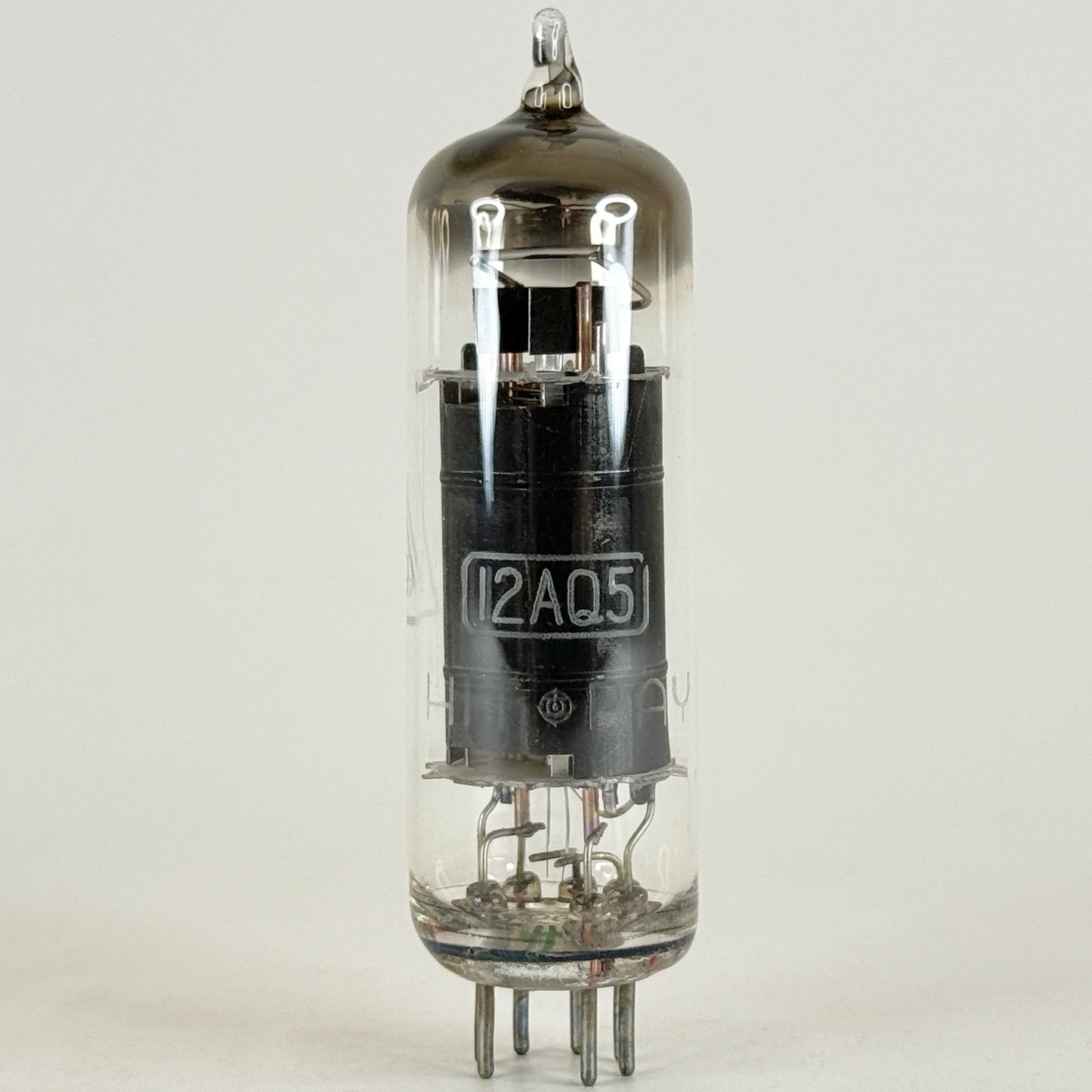 (1) Tested Hit Ray (Hitachi) 12AQ5 Tube with Box Made in Japan Date Code 1-9 (a)